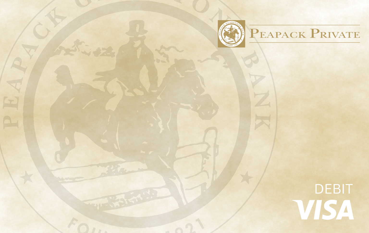 Peapack Private Personal Debit Card