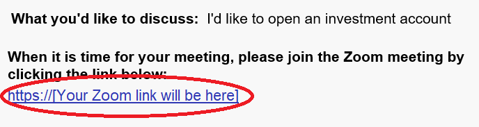 Zoom meeting instructions