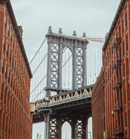 Brooklyn Bridge in Dumbo NY
